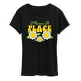thumbnail image 1 of Instant Message - I Know A Place Flowers - Women's Short Sleeve Graphic T-Shirt, 1 of 6