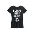 thumbnail image 1 of Instant Message - I Leave Bite Marks - Women's Short Sleeve Graphic T-Shirt, 1 of 5