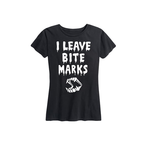 Instant Message - I Leave Bite Marks - Women's Short Sleeve Graphic T-Shirt