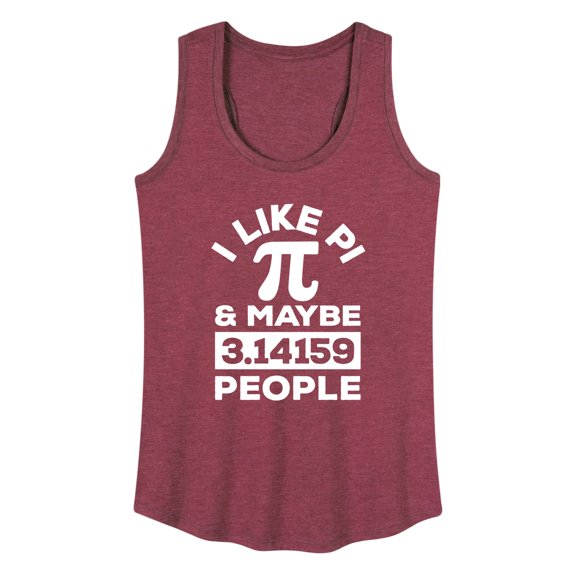 Instant Message - I Like Pi - Women's Racerback Tank Top