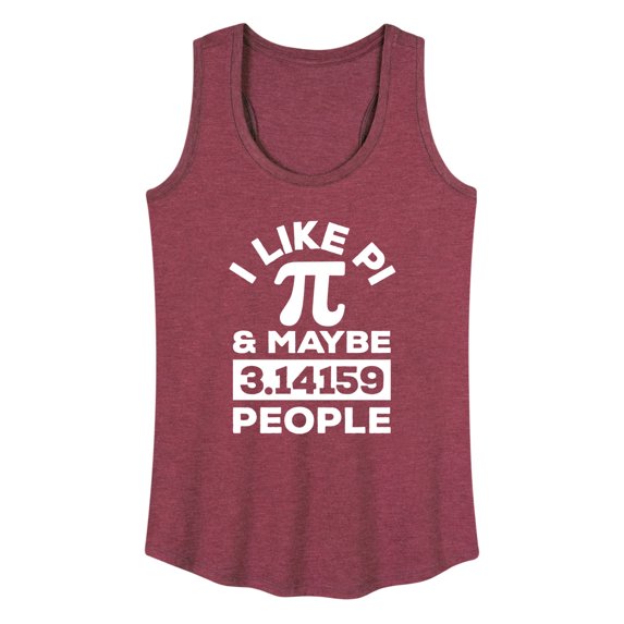 Instant Message - I Like Pi - Women's Racerback Tank Top
