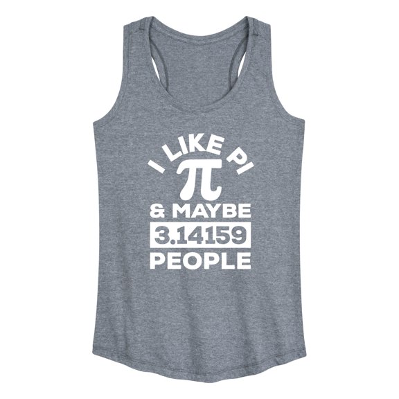 Instant Message - I Like Pi - Women's Racerback Tank Top