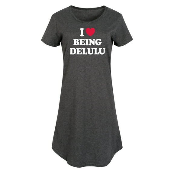 Instant Message - I Love Being Delulu - Women's Any Way Dress