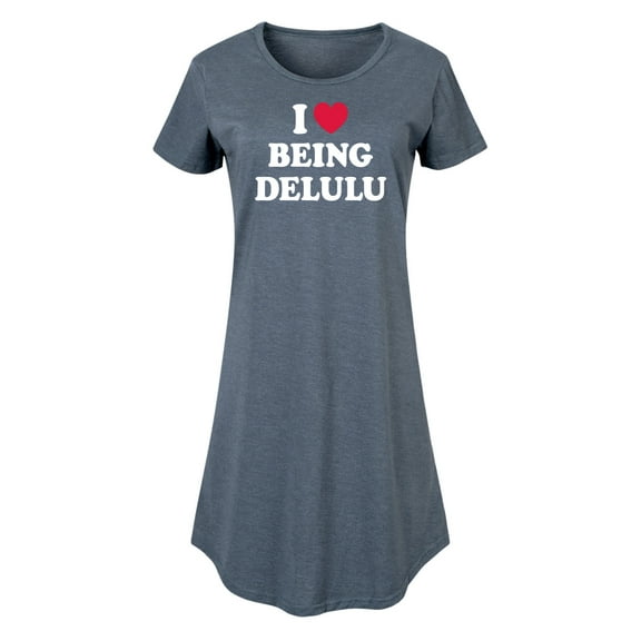 Instant Message - I Love Being Delulu - Women's Any Way Dress