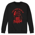 thumbnail image 1 of Instant Message - I Love It When You Call Me Big Poppa Christmas Santa Claus - Men's Crew Neck Fleece Pullover, 1 of 5
