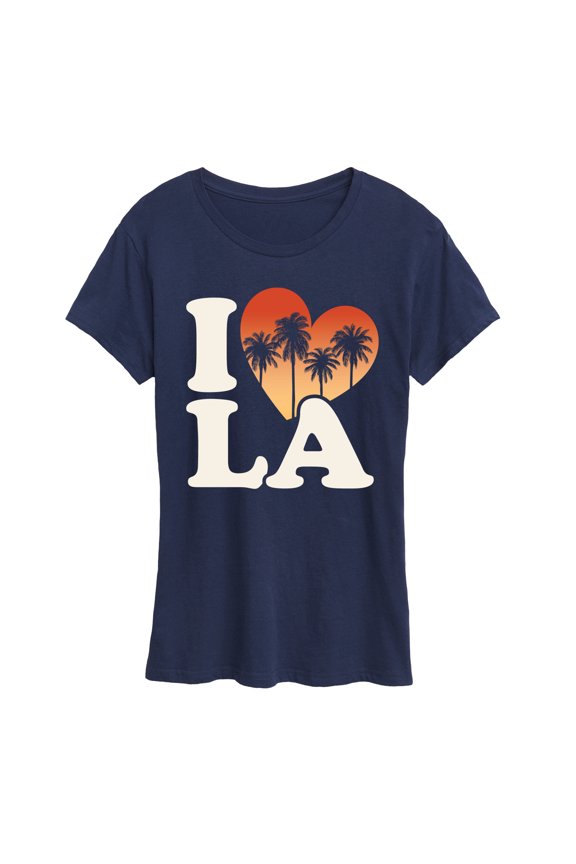 - I Love LA - Women's Short Sleeve Graphic T-Shirt