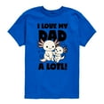 thumbnail image 1 of Instant Message - I Love My Dad A Lotl - Toddler & Youth Short Sleeve Graphic T-Shirt, 1 of 6