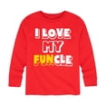 thumbnail image 1 of Instant Message - I Love My Funcle - Toddler And Youth Long Sleeve Graphic T-Shirt, 1 of 6