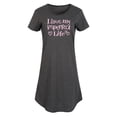 thumbnail image 1 of Instant Message - I Love My Imperfect Life - Positive - Inspirational - Womens - Any Way Dress, 1 of 6