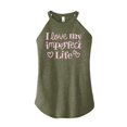 thumbnail image 1 of Instant Message - I Love My Imperfect Life - Positive - Inspirational - Womens - High Neck Tank, 1 of 6