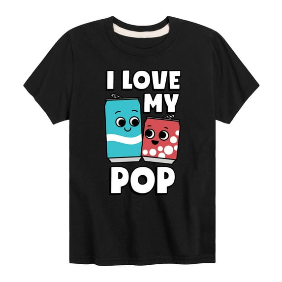 Instant Message - I Love My Pop - Toddler & Youth Short Sleeve Graphic T-Shirt