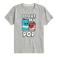 thumbnail image 1 of Instant Message - I Love My Pop - Toddler & Youth Short Sleeve Graphic T-Shirt, 1 of 6