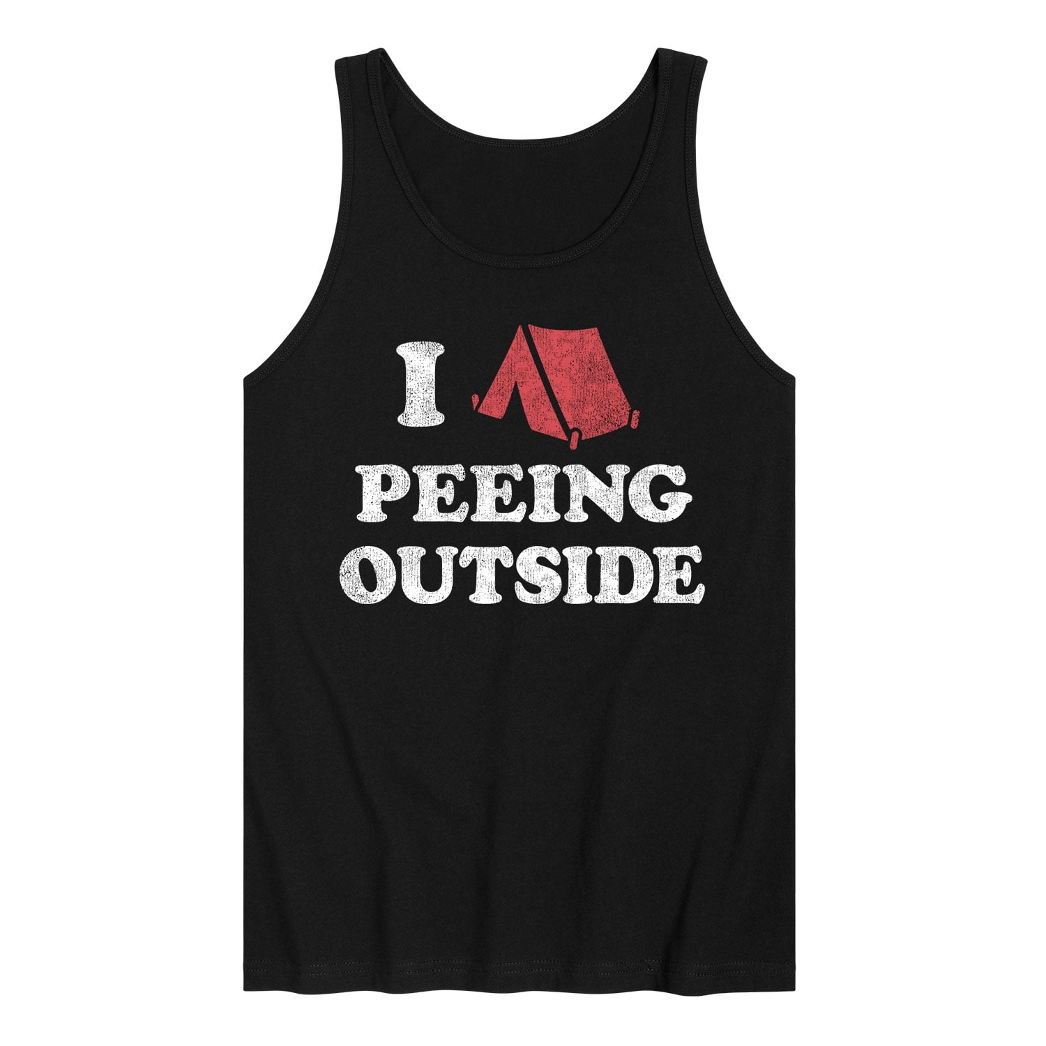 Instant Message I Love Peeing Outside Mens Jersey Graphic Tank