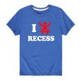 thumbnail image 1 of Instant Message - I Love Recess - Youth Short Sleeve Tee, 1 of 5