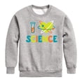 thumbnail image 1 of Instant Message - I Love Science - Toddler & Youth Crewneck Fleece Sweatshirt, 1 of 5