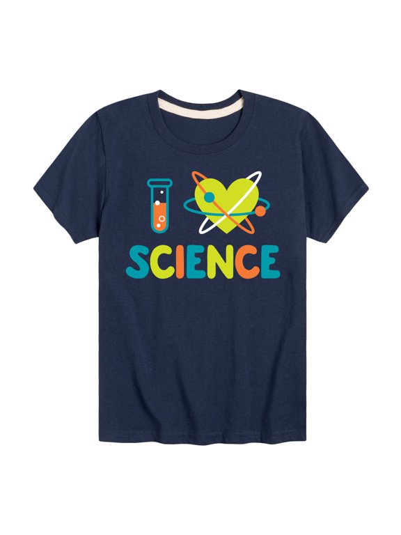 - I Love Science Boys' Short Sleeve Graphic T-Shirt