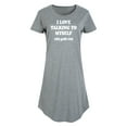 thumbnail image 1 of Instant Message - I Love Talking To Myself - Women's Any Way Dress, 1 of 7