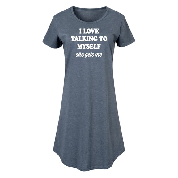 Instant Message - I Love Talking To Myself - Women's Any Way Dress