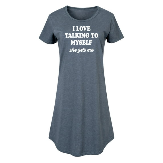 Instant Message - I Love Talking To Myself - Women's Any Way Dress