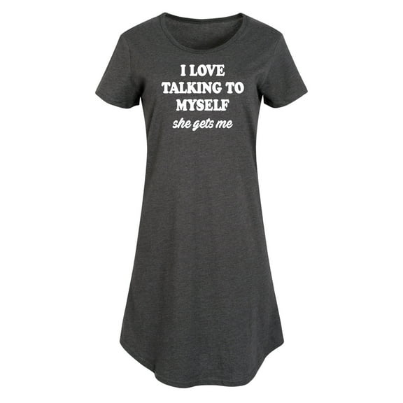 Instant Message - I Love Talking To Myself - Women's Any Way Dress