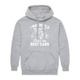thumbnail image 1 of Instant Message - I May Be Old Drive Best Cars - Men's Pullover Hooded Fleece Sweatshirt, 1 of 6