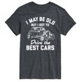 thumbnail image 1 of Instant Message - I May Be Old Drive Best Cars - Men's Short Sleeve Graphic T-Shirt, 1 of 6