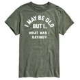 thumbnail image 1 of Instant Message - I May Be Old What Was I Saying - Men's Short Sleeve Graphic T-Shirt, 1 of 6