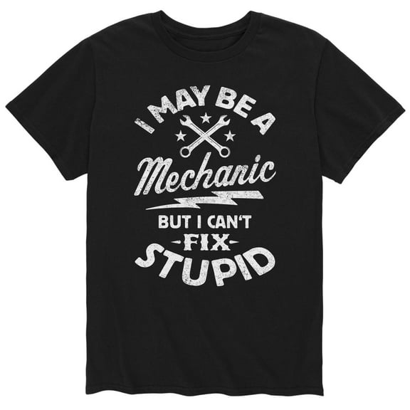 Instant Message - I Maybe A Mechanic - Men's Short Sleeve Graphic T-Shirt