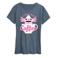 thumbnail image 1 of Instant Message - I Need Alotl Coffee - Women's Short Sleeve Graphic T-Shirt, 1 of 5