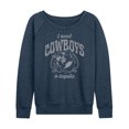 thumbnail image 1 of Instant Message - I Need Cowboys And Tequila - Women's Lightweight French Terry Long Sleeve Shirt, 1 of 6