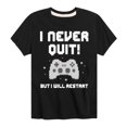 thumbnail image 1 of Instant Message - I Never Quit Short Sleeve Graphic T-Shirt, 1 of 5