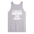 thumbnail image 1 of Instant Message - I Paused My Anime For This Graphic Tank Top, 1 of 5