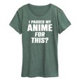 thumbnail image 1 of Instant Message - I Paused My Anime For This Short Sleeve Graphic T-Shirt, 1 of 6
