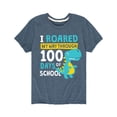 thumbnail image 1 of Instant Message - I Roared 100 Days School - Toddler Short Sleeve Tee, 1 of 5