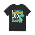 thumbnail image 1 of Instant Message - I Roared 100 Days School - Toddler Short Sleeve Tee, 1 of 5