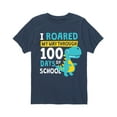 thumbnail image 1 of Instant Message - I Roared 100 Days School - Toddler Short Sleeve Tee, 1 of 5