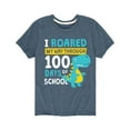 thumbnail image 1 of Instant Message - I Roared 100 Days School - Youth Short Sleeve Tee, 1 of 5