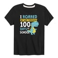 thumbnail image 1 of Instant Message - I Roared 100 Days School - Youth Short Sleeve Tee, 1 of 5