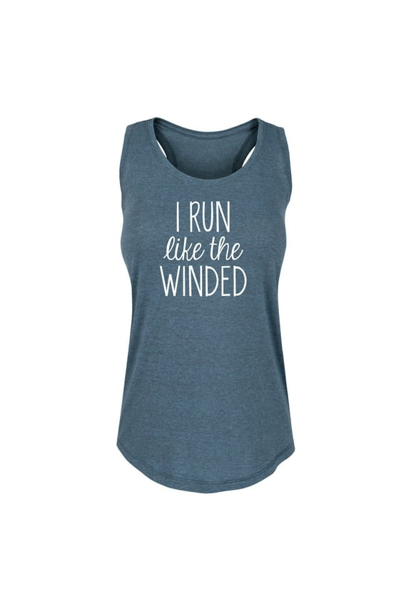- I Run Like The Winded - Ladies Racerback Tank