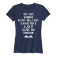 thumbnail image 1 of Instant Message - I Say I Have Insomnia - Women's Short Sleeve Graphic T-shirt, 1 of 5