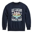 thumbnail image 1 of Instant Message - I Scream, You Scream - Ice Cream World Tour - Toddler & Youth Crewneck Fleece Sweatshirt, 1 of 6