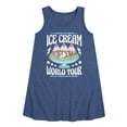 thumbnail image 1 of Instant Message - I Scream, You Scream - Ice Cream World Tour - Toddler & Youth Girls A-line Dress, 1 of 6