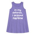 thumbnail image 1 of Instant Message - I Skipped Naptime - Toddler & Youth Girls A-line Dress, 1 of 1