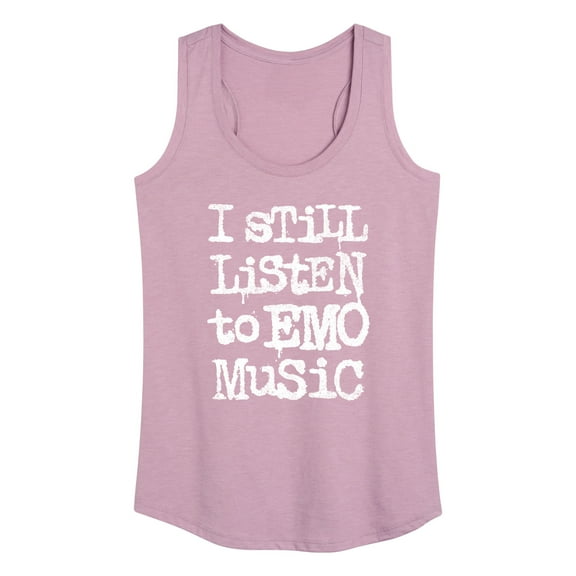Instant Message - I Still Listen To Emo Music  - Women's Racerback Tank Top