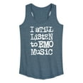 thumbnail image 1 of Instant Message - I Still Listen To Emo Music  - Women's Racerback Tank Top, 1 of 6