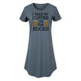thumbnail image 1 of Instant Message - I Take My Coffee On The Rocks - Women's Any Way Dress, 1 of 7