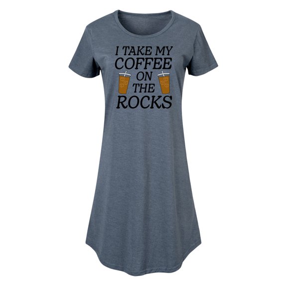 Instant Message - I Take My Coffee On The Rocks - Women's Any Way Dress