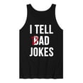 thumbnail image 1 of Instant Message - I Tell Dad Jokes  - Men's Jersey Tank Top, 1 of 6
