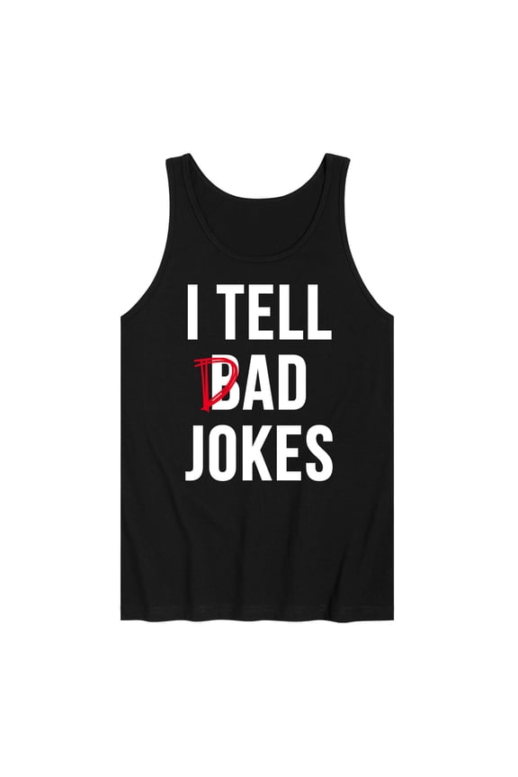 - I Tell Dad Jokes - Men's Jersey Tank Top