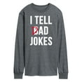 thumbnail image 1 of Instant Message - I Tell Dad Jokes  - Men's Long Sleeve T-Shirt, 1 of 6